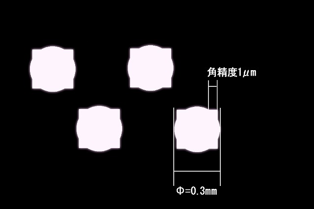 高精度角穴・細穴・深孔加工